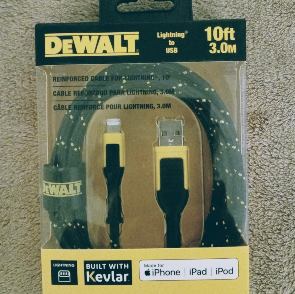 🔅DEWALT APPLE LIGHTNING PHONE CHARGER🔅